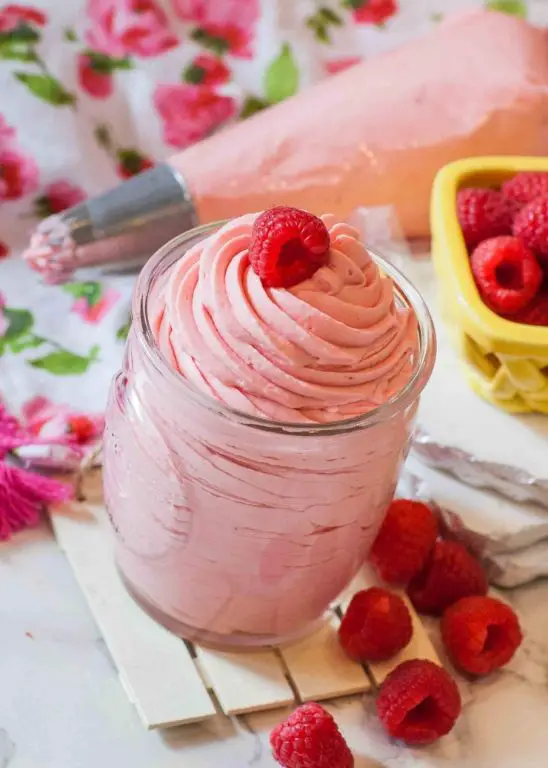 Raspberry Whipped Cream
