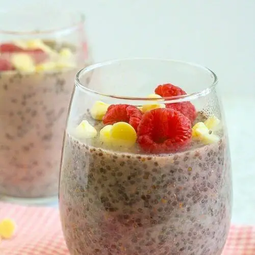 Raspberry White Chocolate Chia Bars