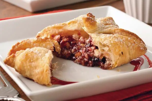 Raspberry White Chocolate Phyllo Bundles