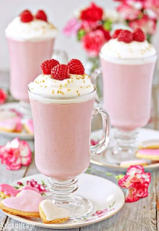 Raspberry White Hot Chocolate