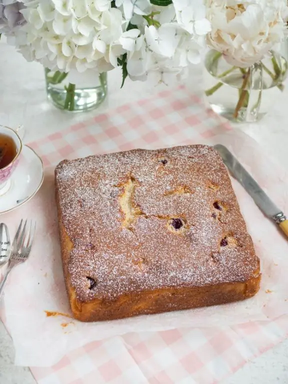 Raspberry and Vanilla Tea Bread