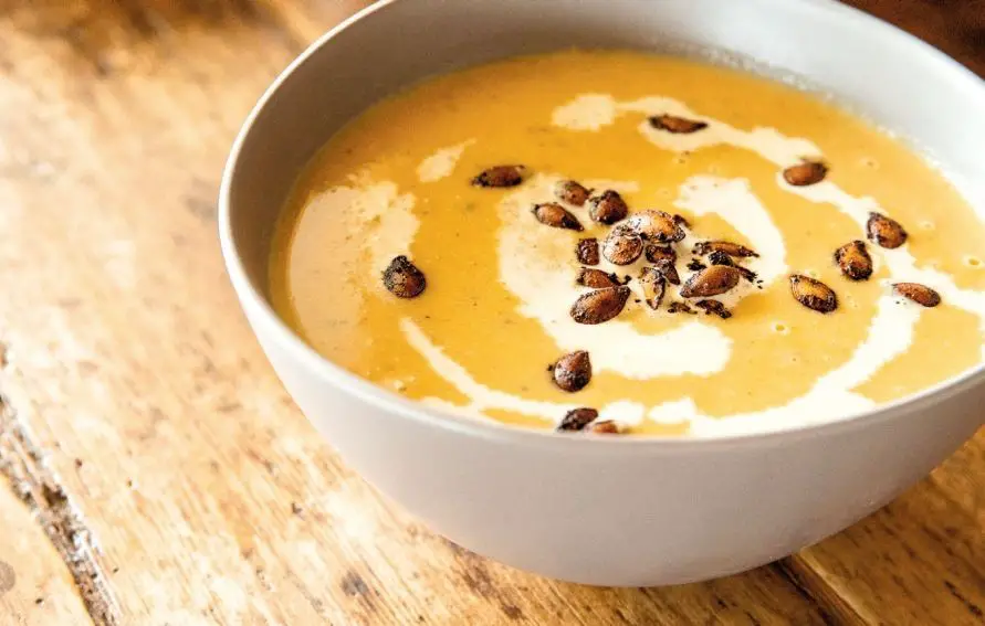 Red Kuri Squash and Apple Soup
