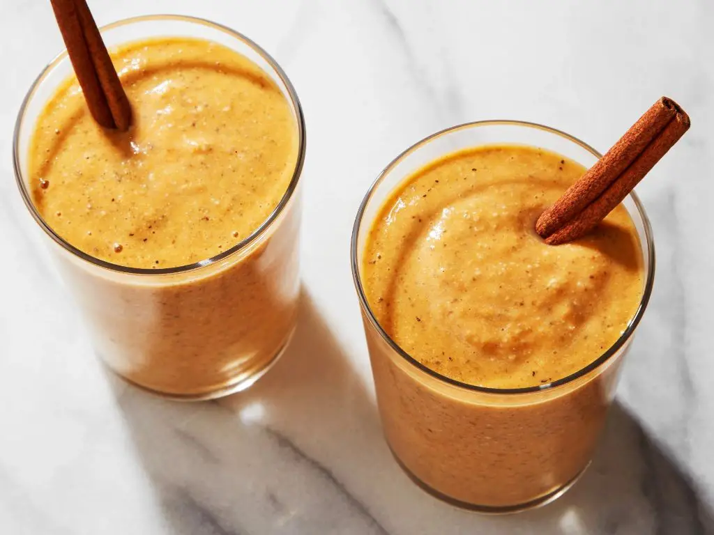 Red Kuri Squash and Ginger Smoothie