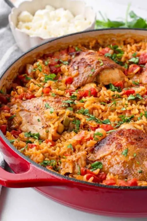 Red Rice and Chicken Casserole