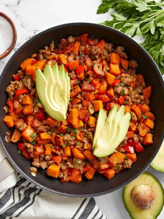 Red Rice and Sweet Potato Hash