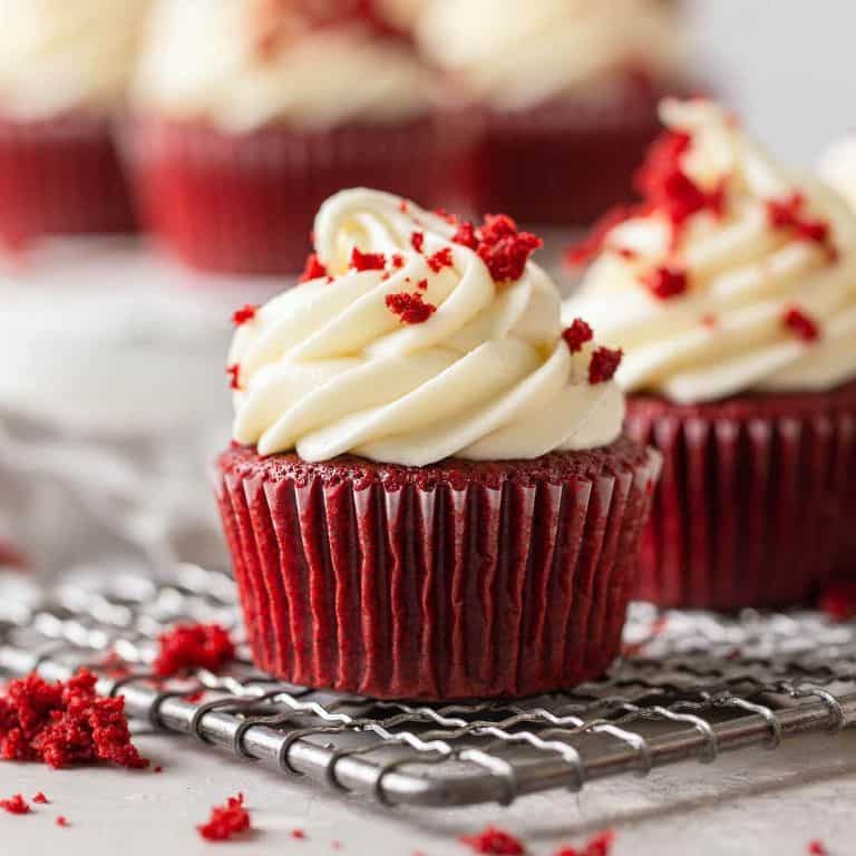 Red Velvet Cake Mix Cupcakes with Buttercream Frosting
