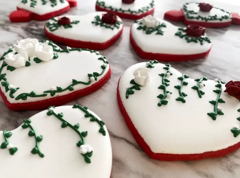 Red Velvet Christmas Cut Out Cookies