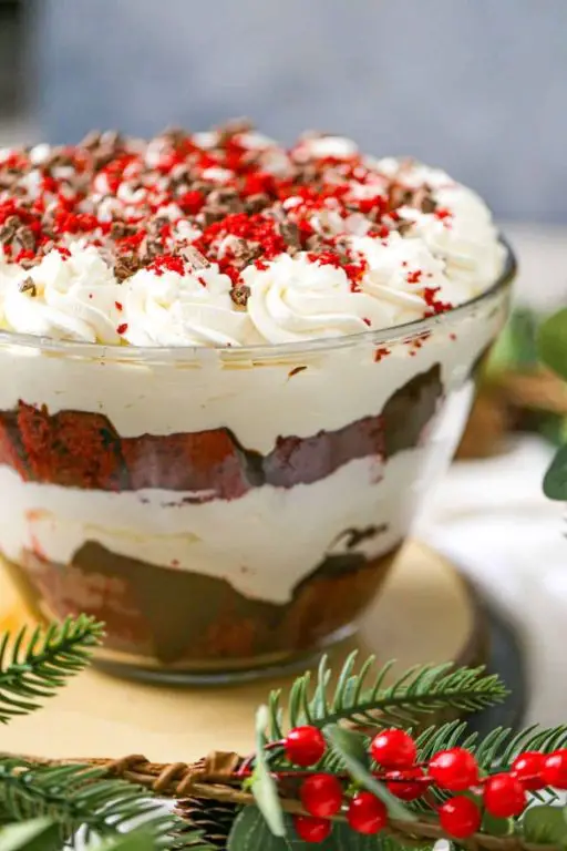 Red Velvet Punch Bowl Cake