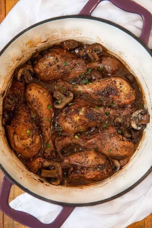 Red Wine Glazed Chicken Drumsticks