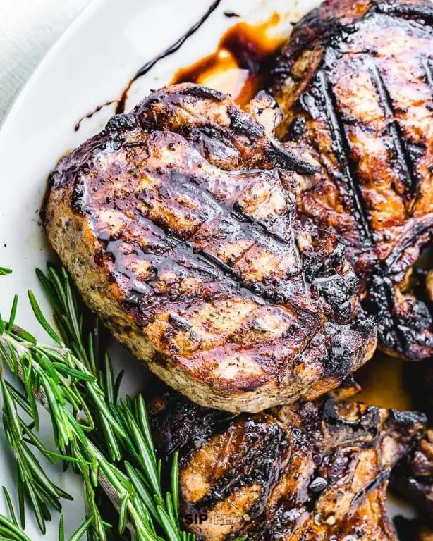 Red Wine and Rosemary Pork Chop Marinade