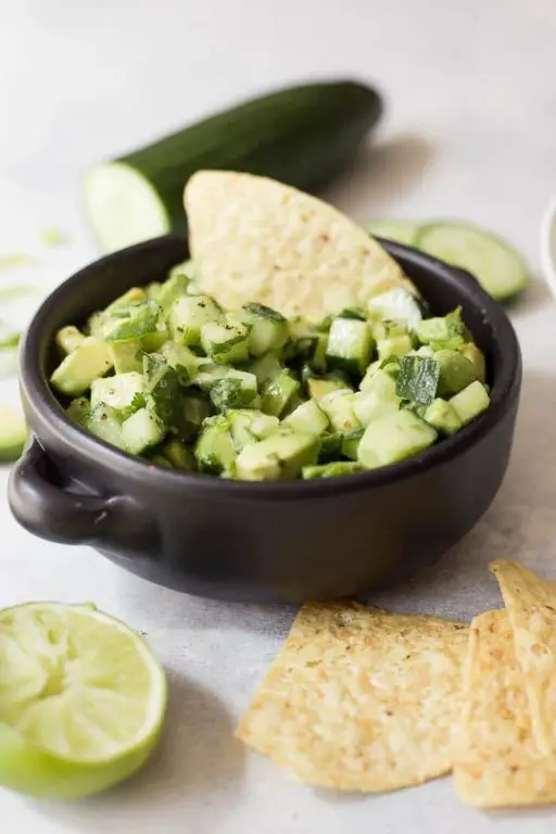 Refreshing Cucumber Salsa Verde