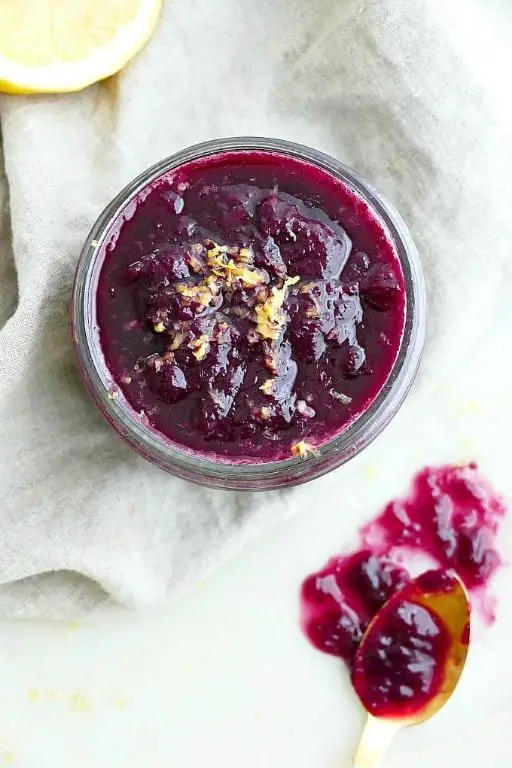 Rhubarb and Blueberry Jam