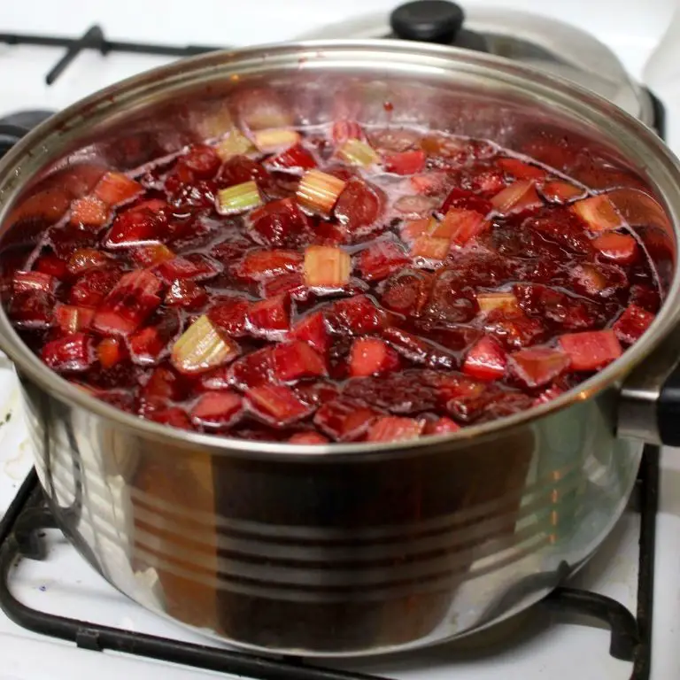 Rhubarb and Plum Jam