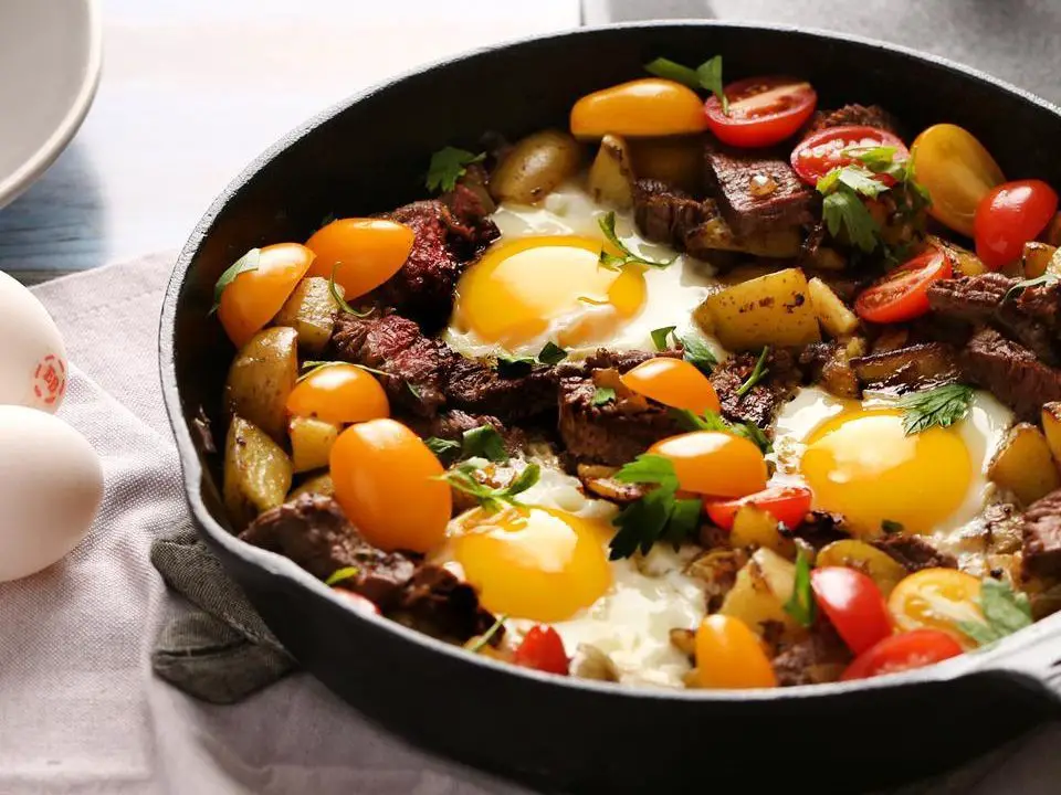 Ribeye Steak and Egg Breakfast Hash