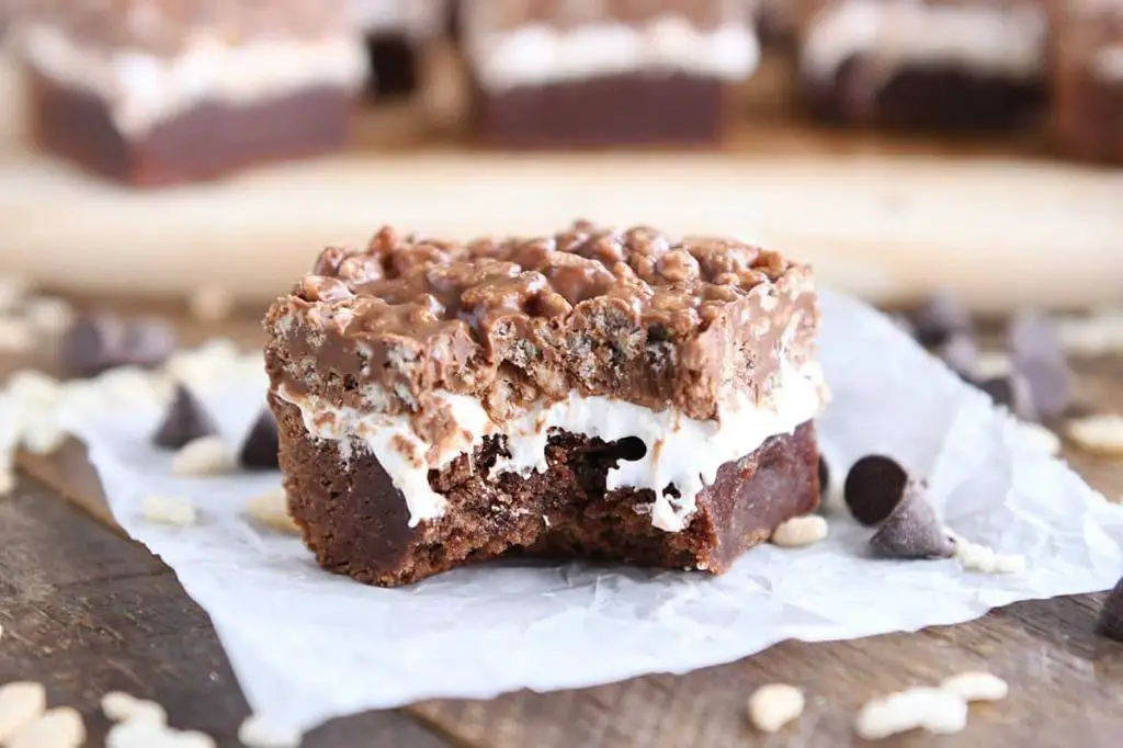 Rice Krispies Chocolate Brownies