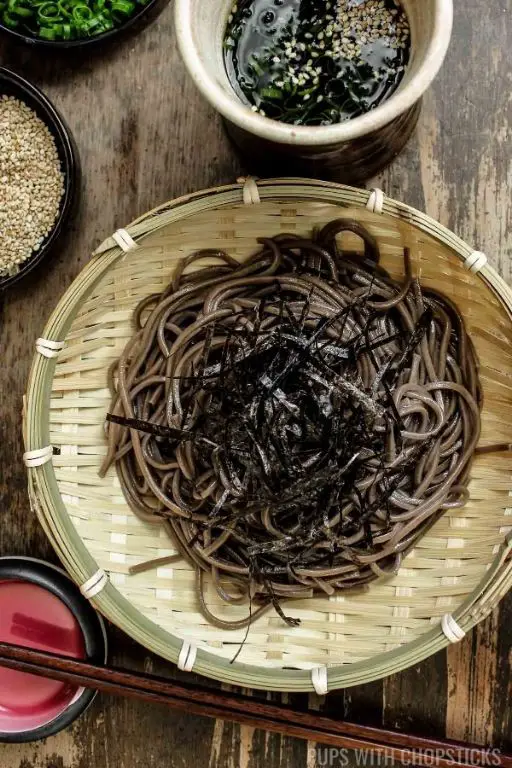 Rice Vinegar Infused Cold Soba Noodles