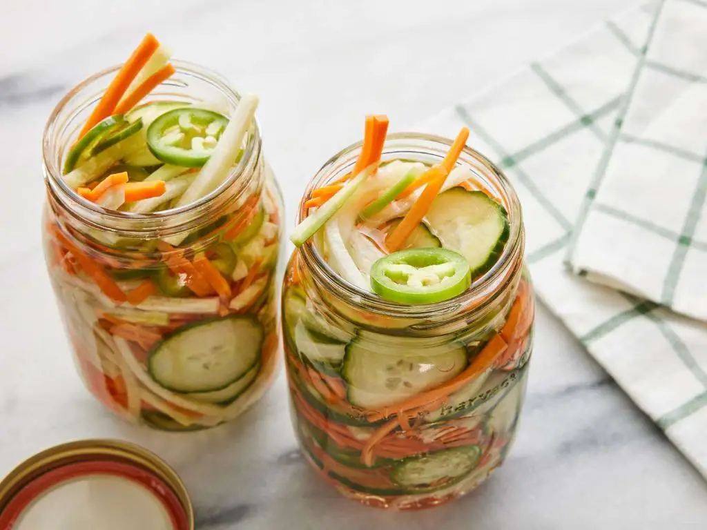 Rice Vinegar Pickled Vegetables