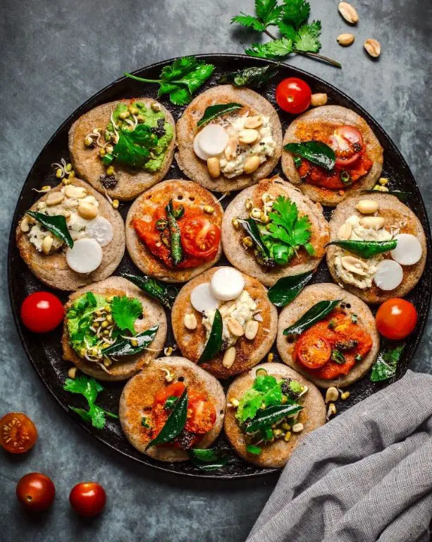 Rice and Lentil Pancakes