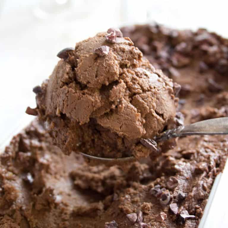 Rich Chocolate Avocado Keto Ice Cream