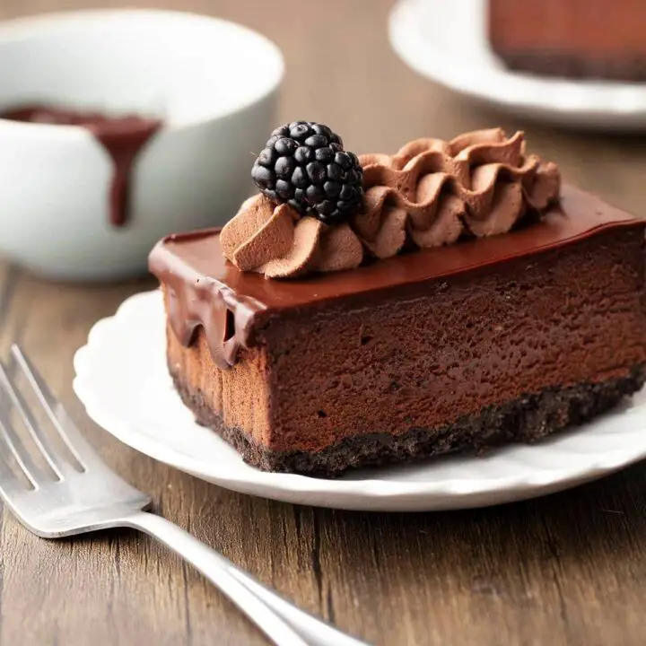 Rich Gluten Free Chocolate Cheesecake