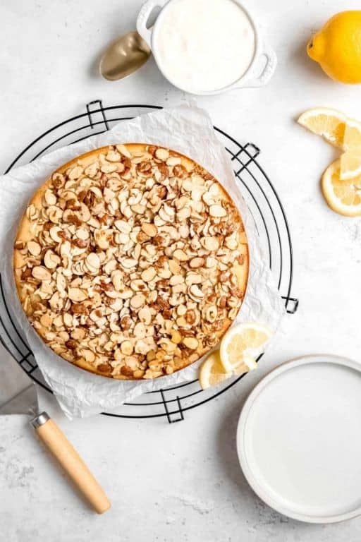 Ricotta Almond Cake with Citrus Glaze