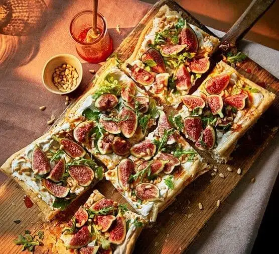 Ricotta and Fig Galette with Honey Drizzle