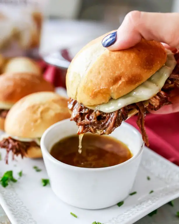 Roast Beef Sliders with Au Jus
