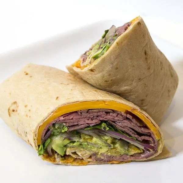 Roast Beef and Avocado Wrap