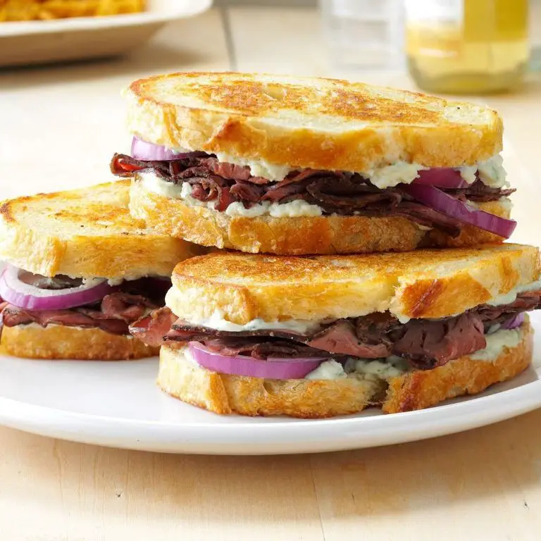 Roast Beef and Blue Cheese Sandwich