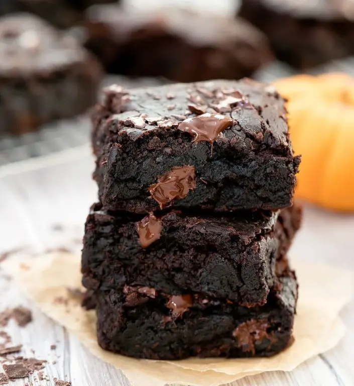 Roast Pumpkin and Chocolate Brownies