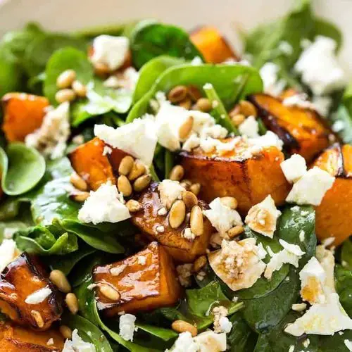 Roast Pumpkin and Feta Salad