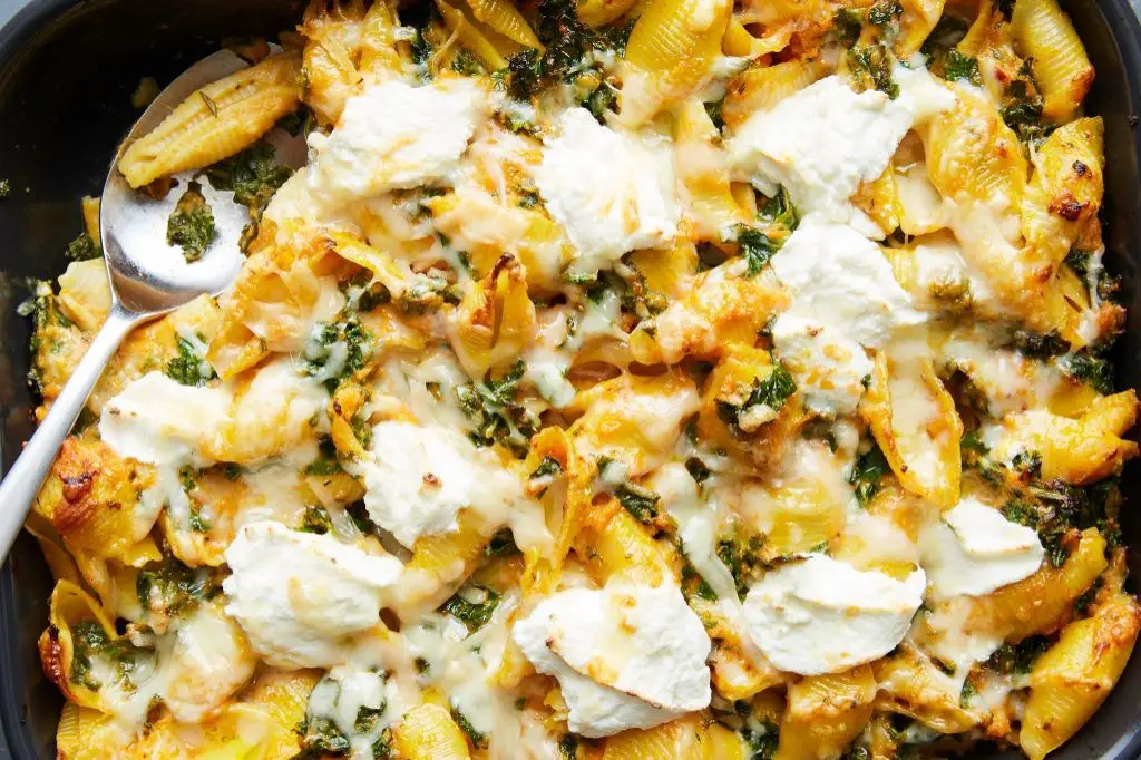 Roast Pumpkin and Kale Pasta