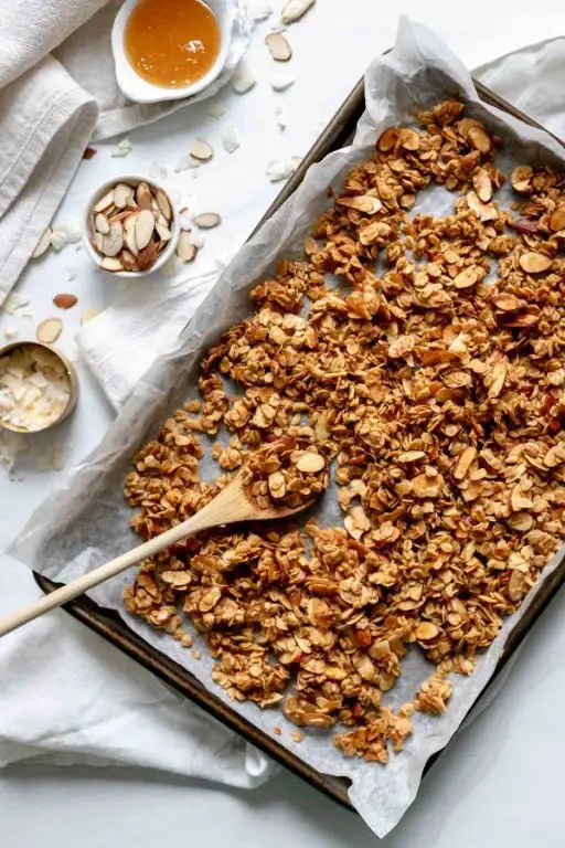 Roasted Almond and Honey Granola