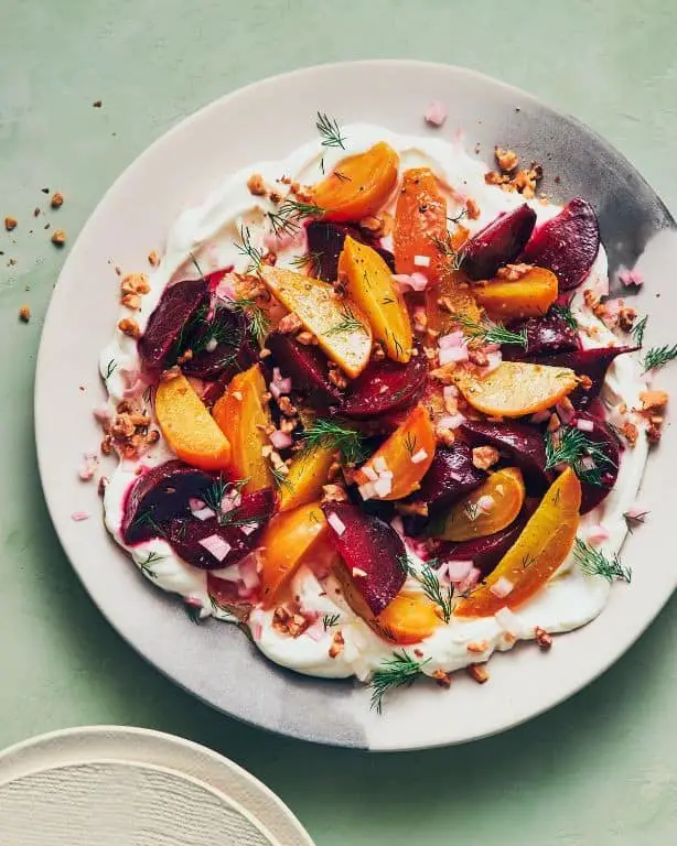 Roasted Beetroot and Labneh Salad