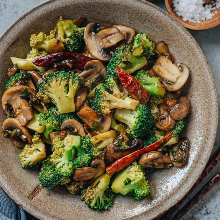 Roasted Broccoli and Mushroom Stir-Fry