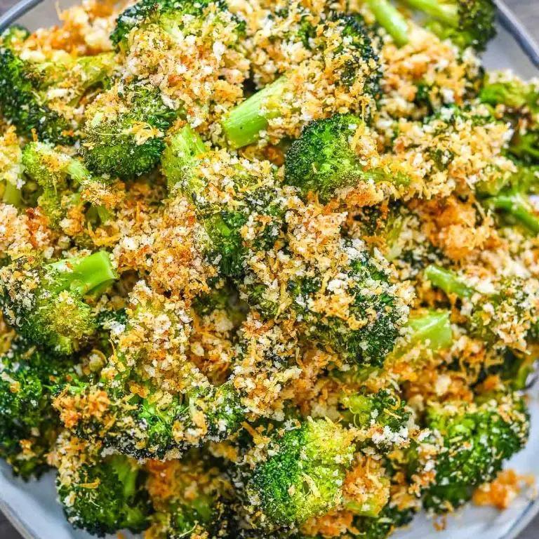 Roasted Broccoli with Crispy Breadcrumbs