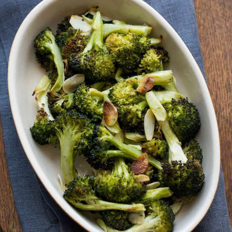 Roasted Broccoli with Garlic and Olive Oil