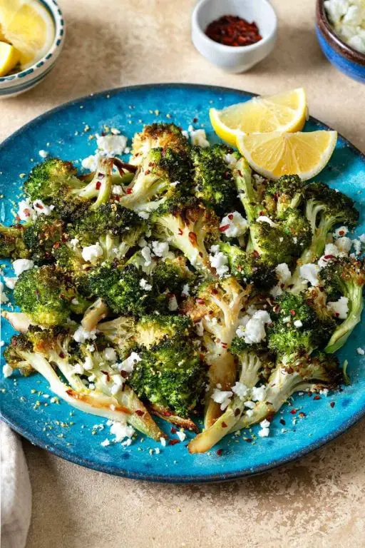 Roasted Broccoli with Lemon Zest and Chili Flakes