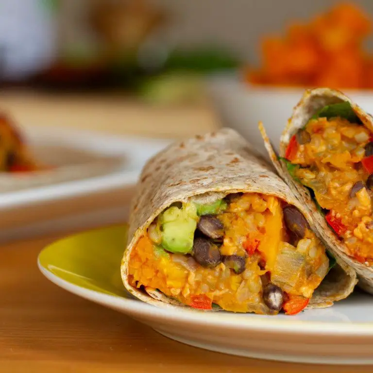 Roasted Butternut Squash Burritos