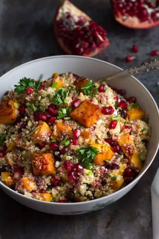 Roasted Butternut Squash and Quinoa Bowl