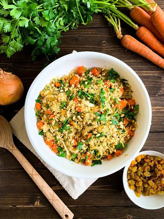 Roasted Carrot and Quinoa Salad