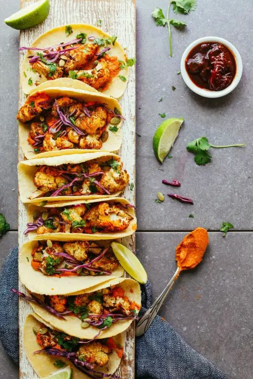 Roasted Cauliflower Tacos