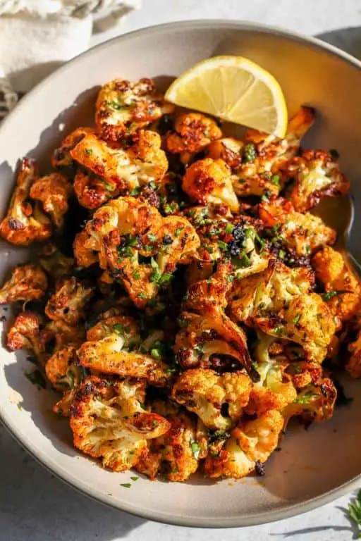 Roasted Garlic Parmesan Cauliflower