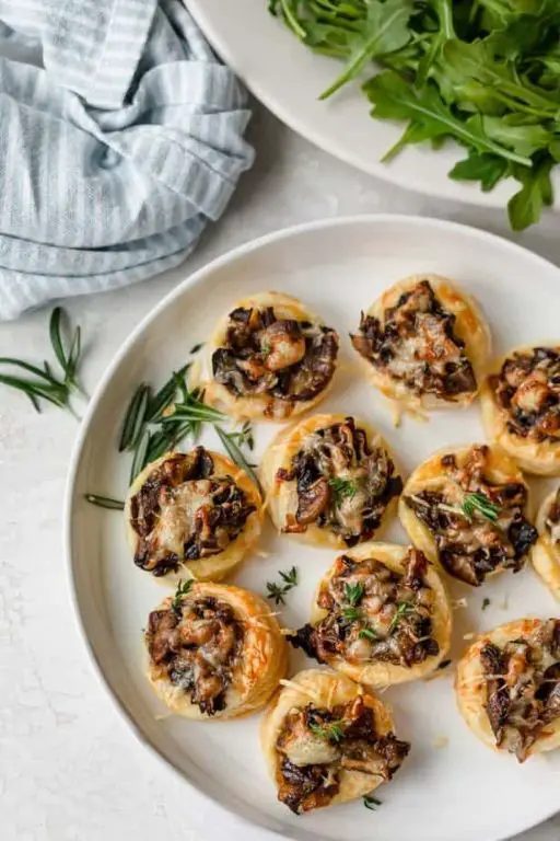 Roasted Garlic and Mushroom Tartlets