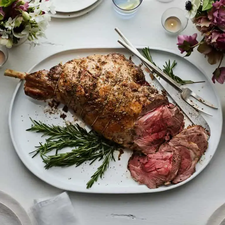 Roasted Lamb with Rosemary
