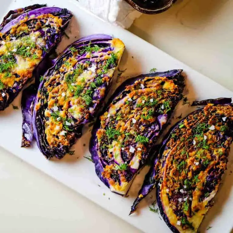Roasted Purple Cabbage Steaks