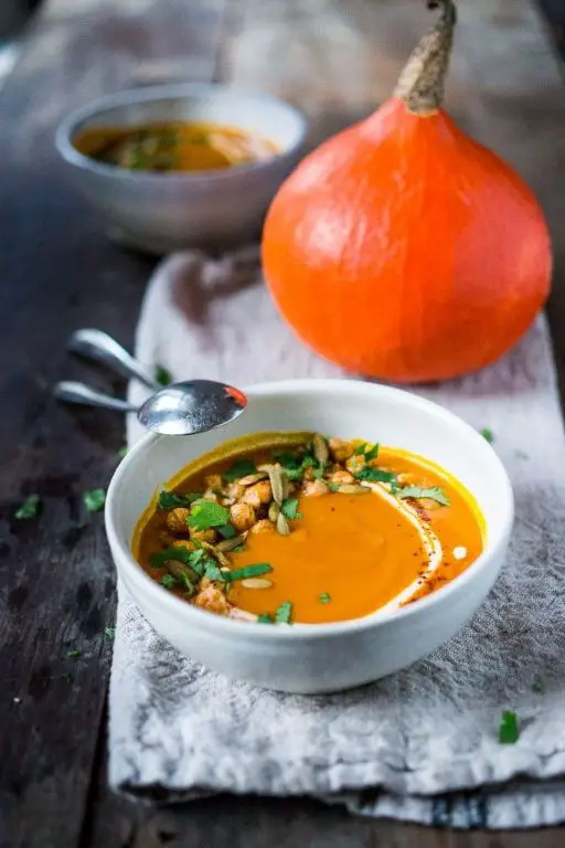 Roasted Red Kuri Squash Soup
