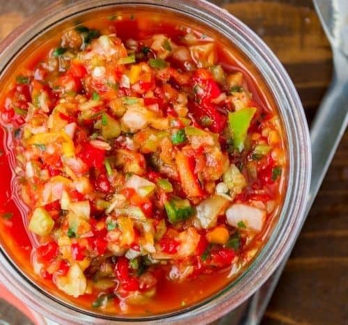 Roasted Red Pepper Apple Salsa