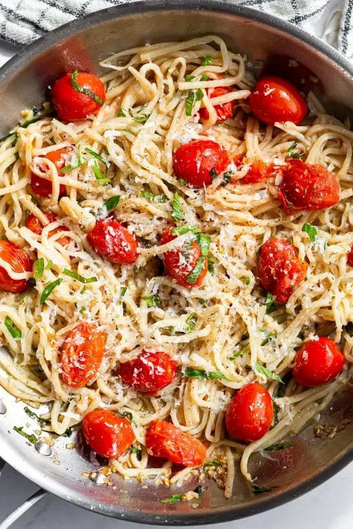 Roasted Red Pepper Hearts of Palm Pasta