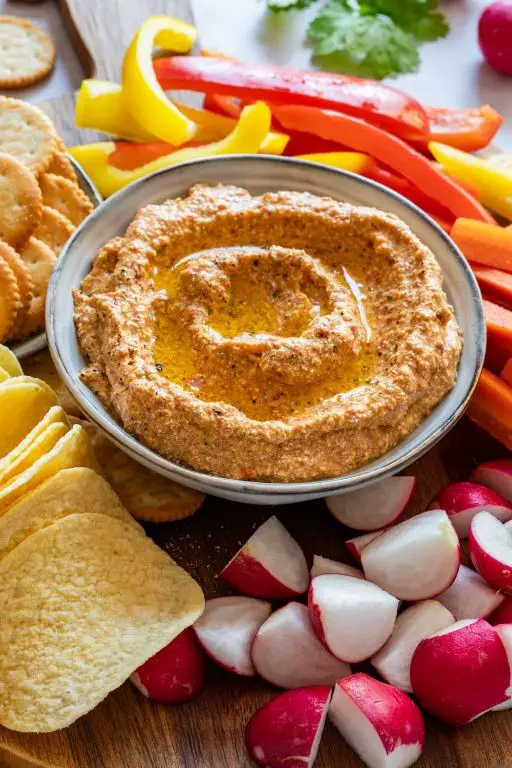 Roasted Red Pepper and Cottage Cheese Spread